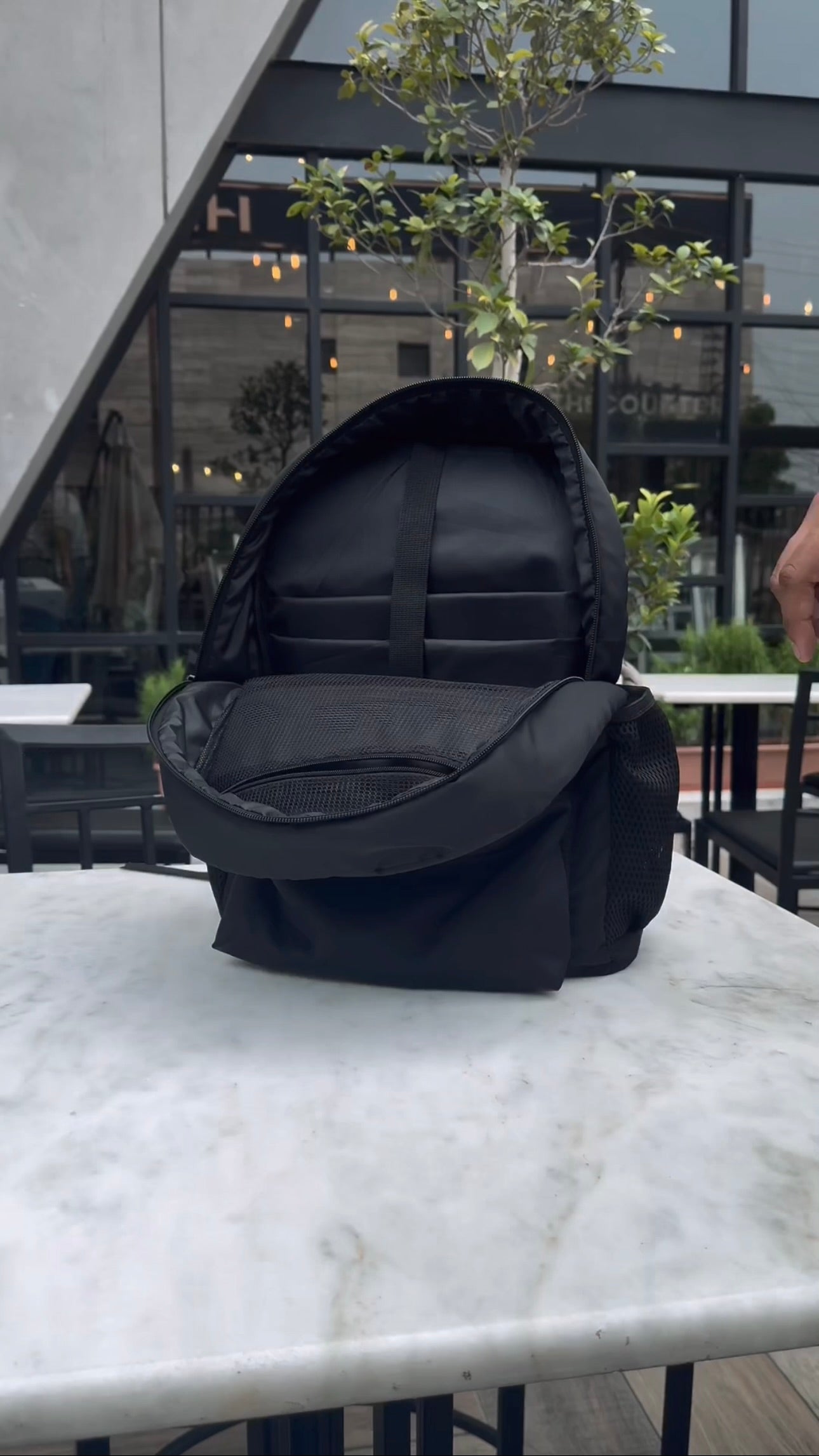 2 Separate Laptop Section Backpack S11 Eggz // Water Resistant