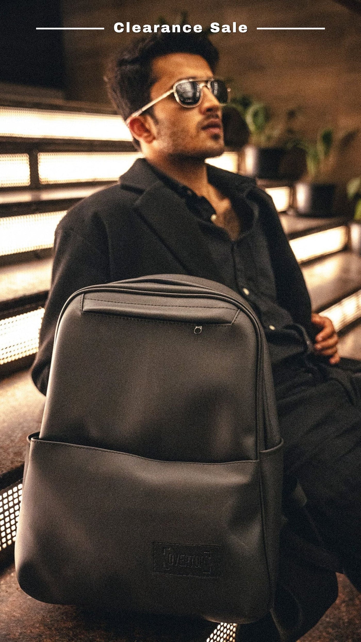 Laptop Sleek Backpack Leather //