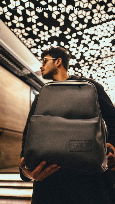 Laptop Sleek Backpack Leather