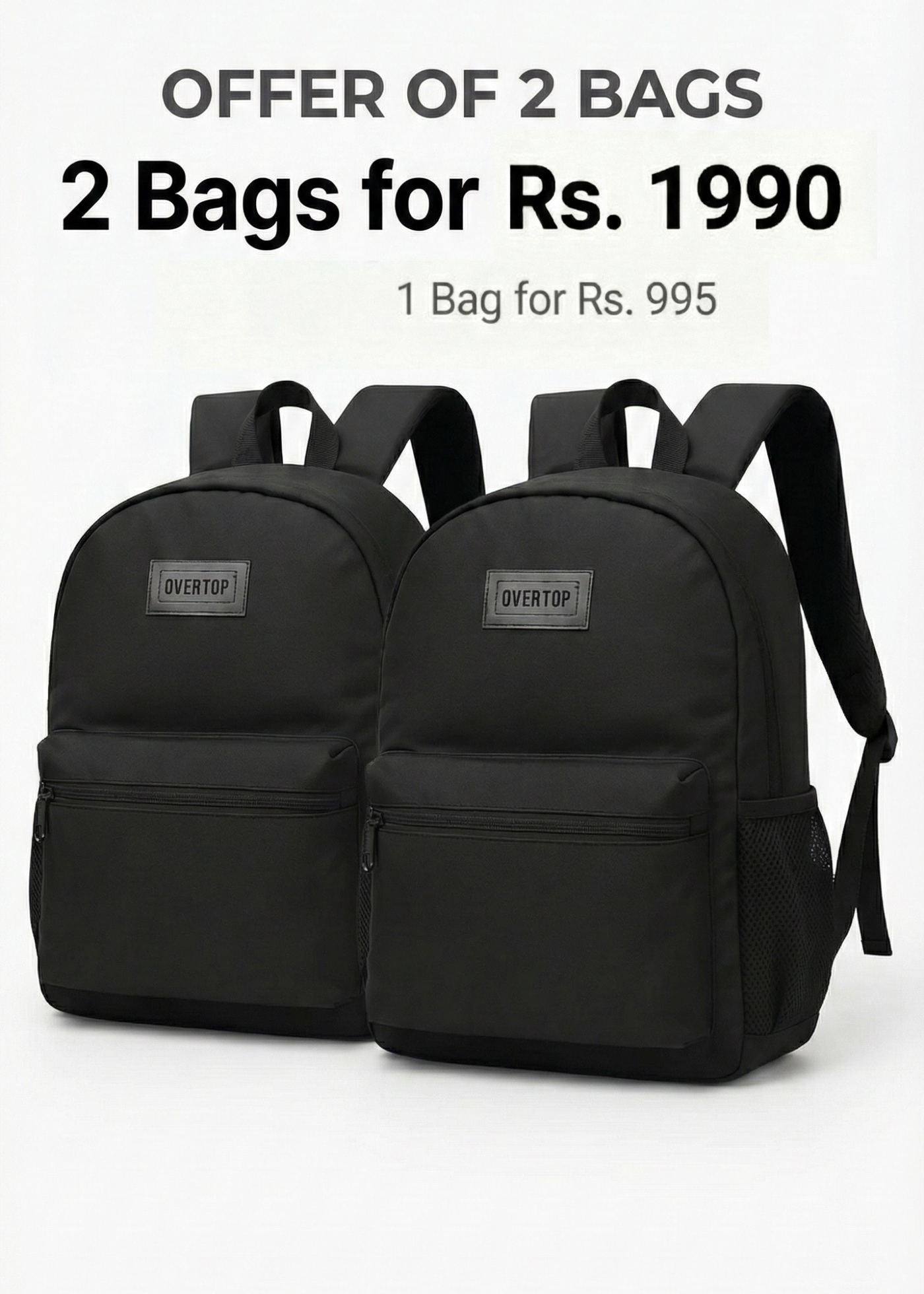 Buy 1 Get 1 Free - Get 2 Laptop Backpacks Bags for Rs. 1,990 Only - FREE Delivery | Premium S11 Laptop Bags (16”) - 🔥 Only Rs. 995 Per Bag