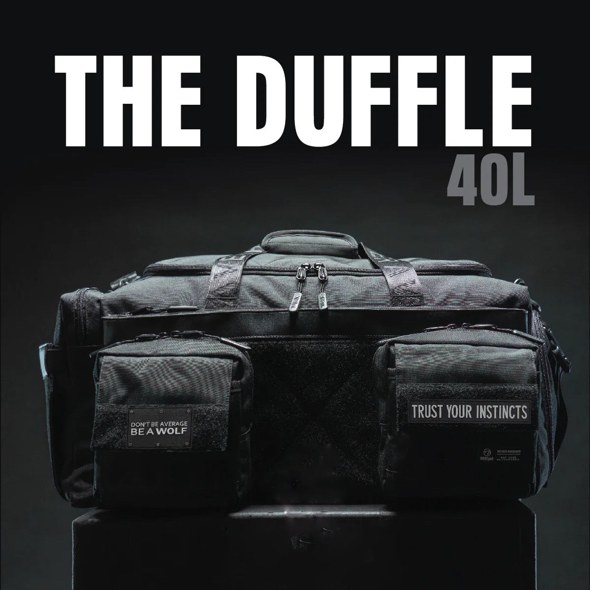 UNRIVALLED DUFFLE BAG 40 LITTER SPACE DESIGN //