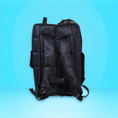 2 in 1 Sandwich Style Duffle Rucksack Black