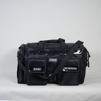 BLACK UNRIVALLED 40L DUFFLE BAG