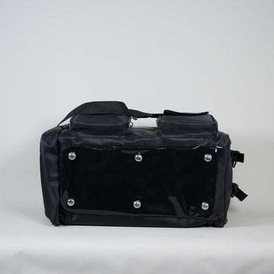 BLACK UNRIVALLED 40L DUFFLE BAG //