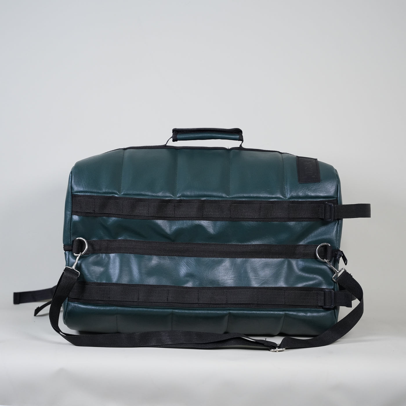 2 in 1 Sandwich Style Duffle Rucksack Dark Green