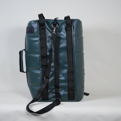 2 in 1 Sandwich Style Duffle Rucksack Dark Green //