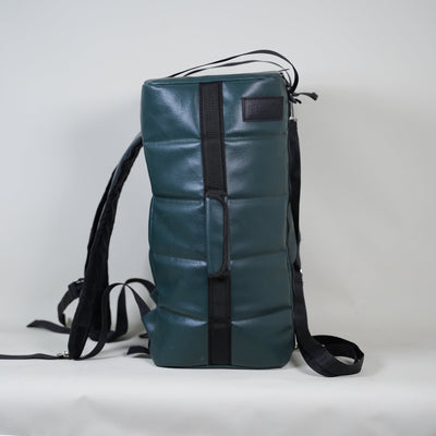 2 in 1 Sandwich Style Duffle Rucksack Dark Green //