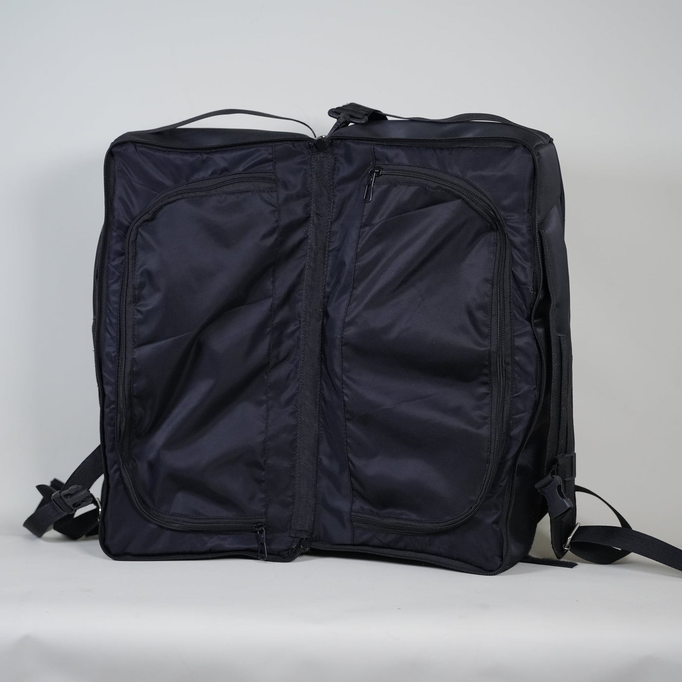 2 in 1 Sandwich Style Duffle Rucksack Black