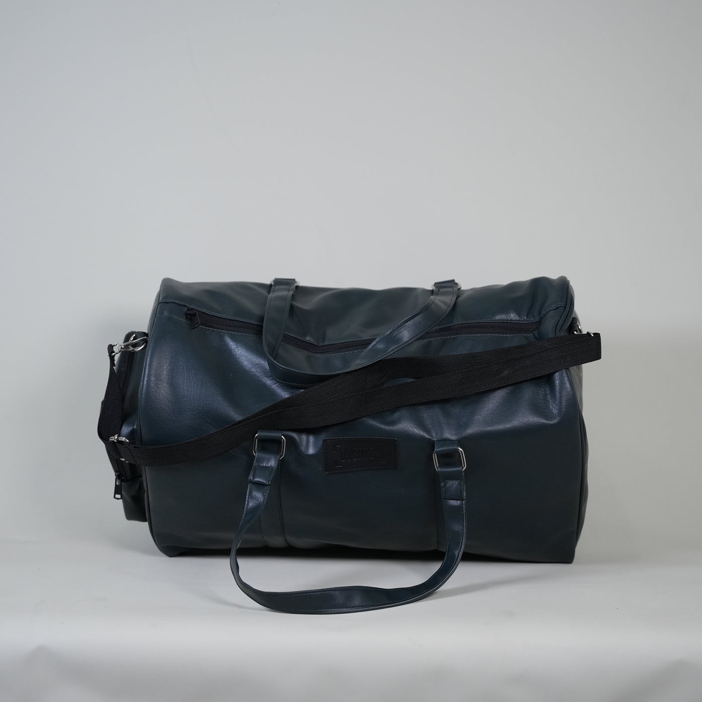 Dark Green Leather 20L Stone Washed Duffle Bag Vol.ii