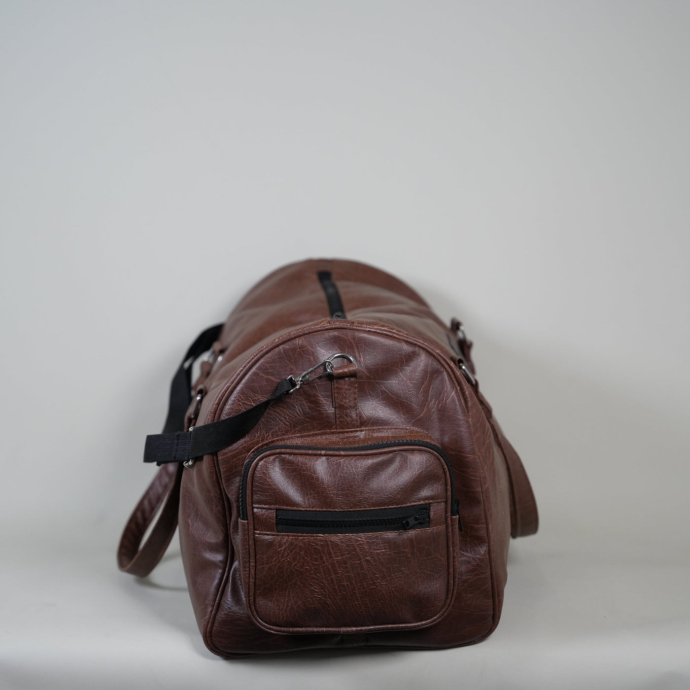 Textured Brown Leather 20L Duffle //