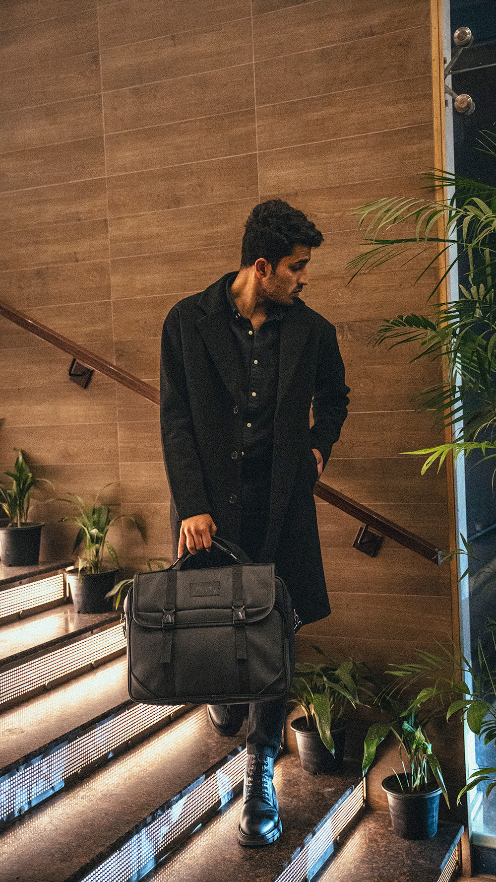 CEO Sleek Leather Laptop Bag //