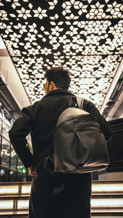 Shark Laptop Backpack Leather //