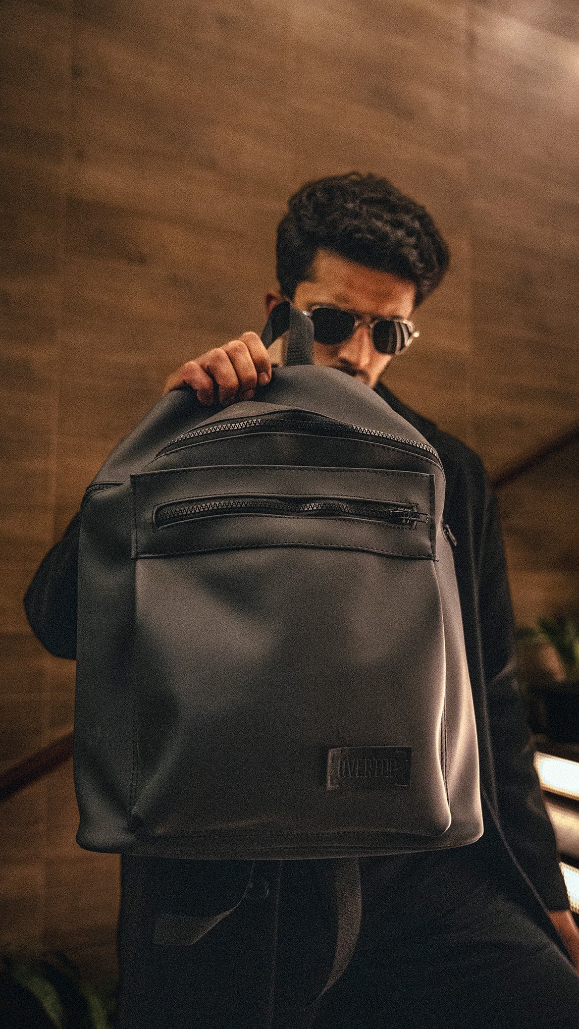 Shark Laptop Backpack Leather //