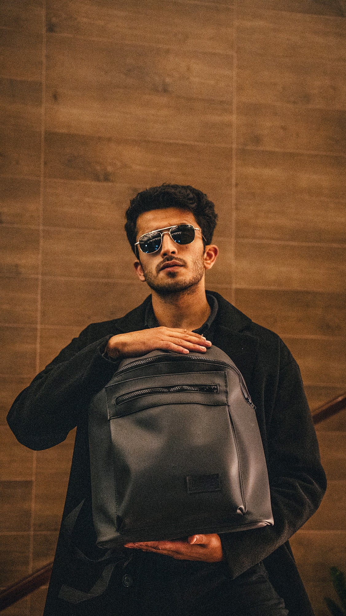 Shark Laptop Backpack Leather //