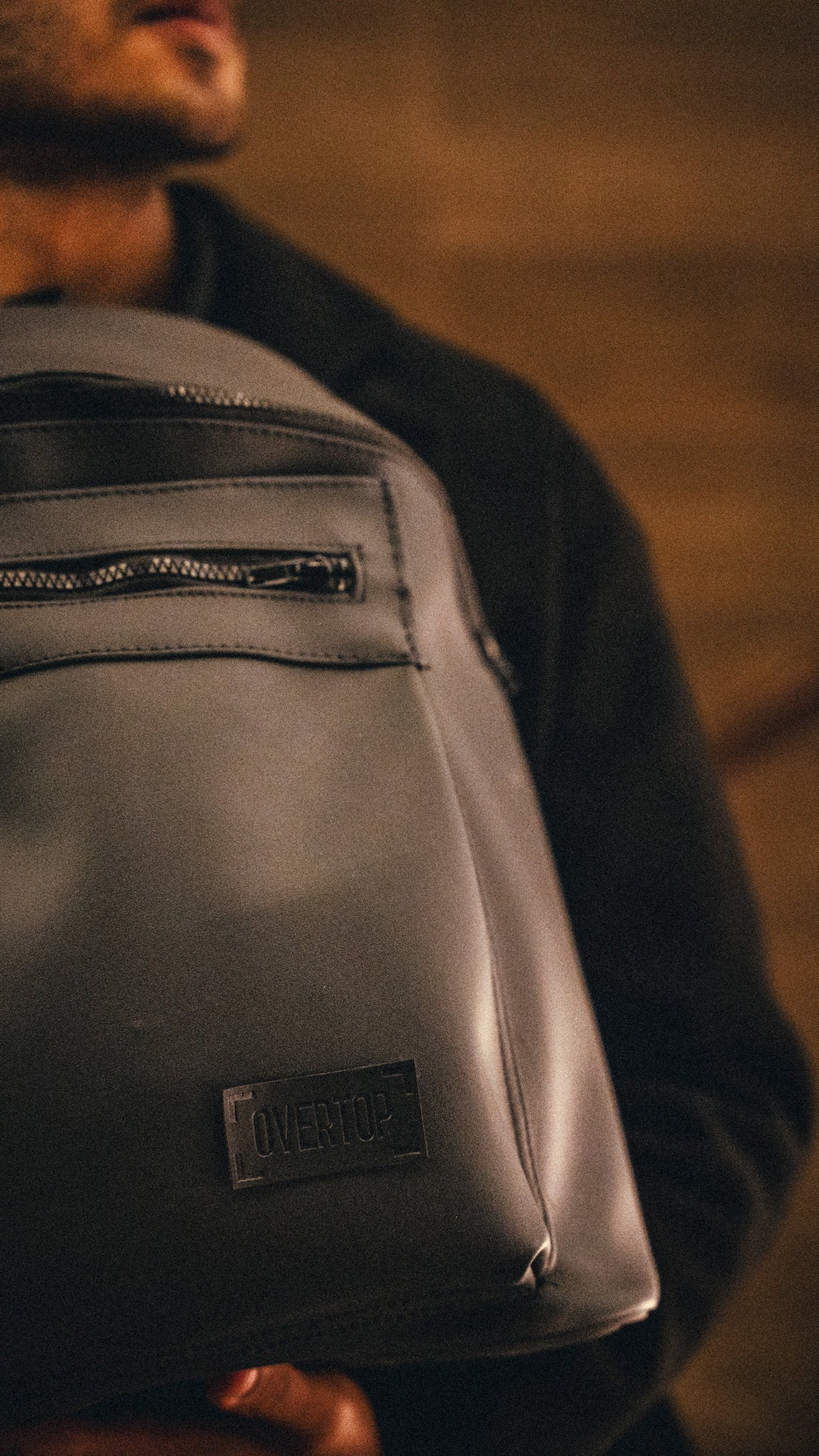 Shark Laptop Backpack Leather