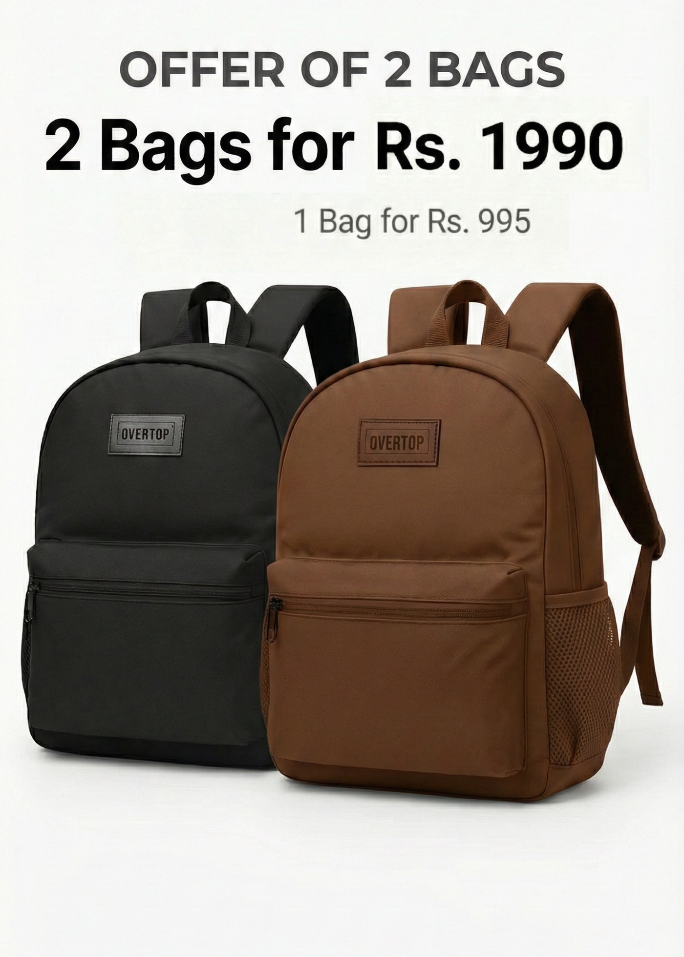 Buy 1 Get 1 Free - Get 2 Laptop Backpacks Bags for Rs. 1,990 Only - FREE Delivery | Premium S11 Laptop Bags (16”) - 🔥 Only Rs. 995 Per Bag