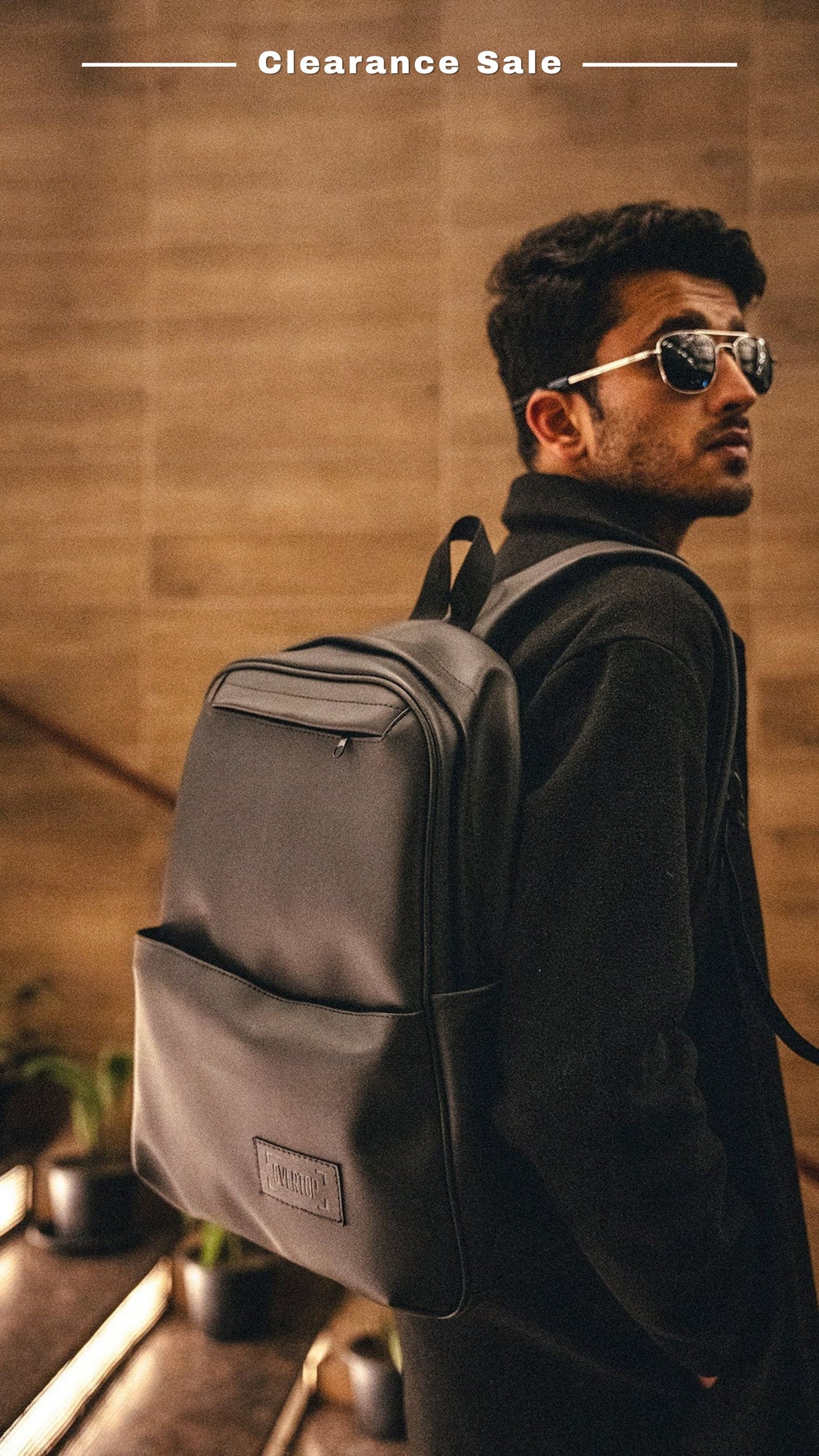 Laptop Sleek Backpack Leather