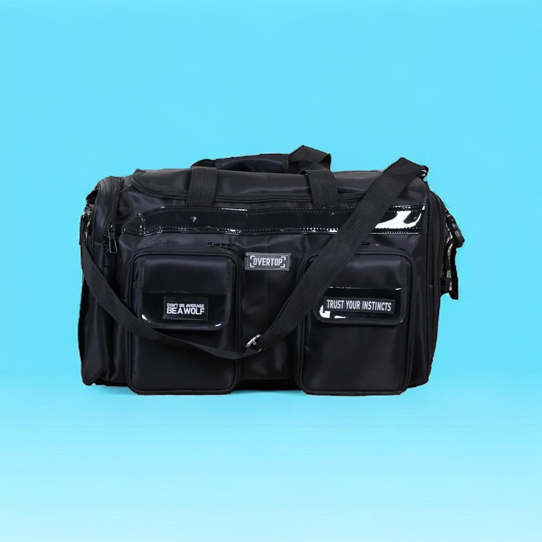 BLACK UNRIVALLED 40L DUFFLE BAG