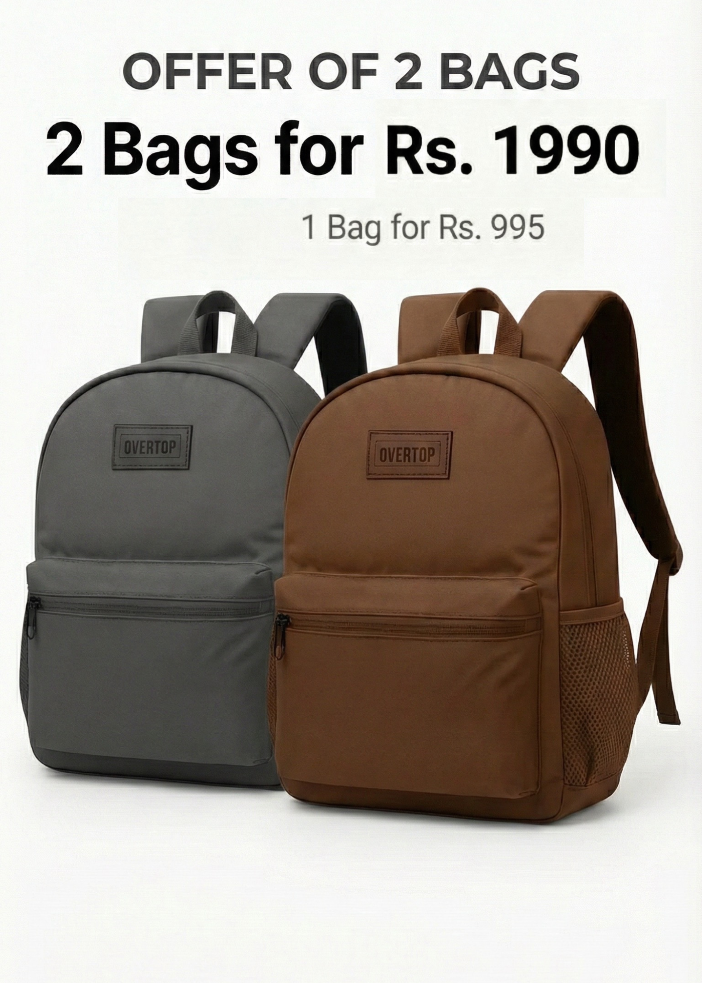 Buy 1 Get 1 Free - Get 2 Laptop Backpacks Bags for Rs. 1,990 Only - FREE Delivery | Premium S11 Laptop Bags (16”) - 🔥 Only Rs. 995 Per Bag