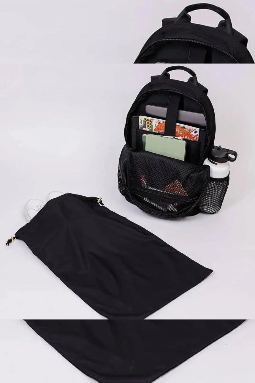 2 Separate Laptop Section Backpack S11 // Water Resistant