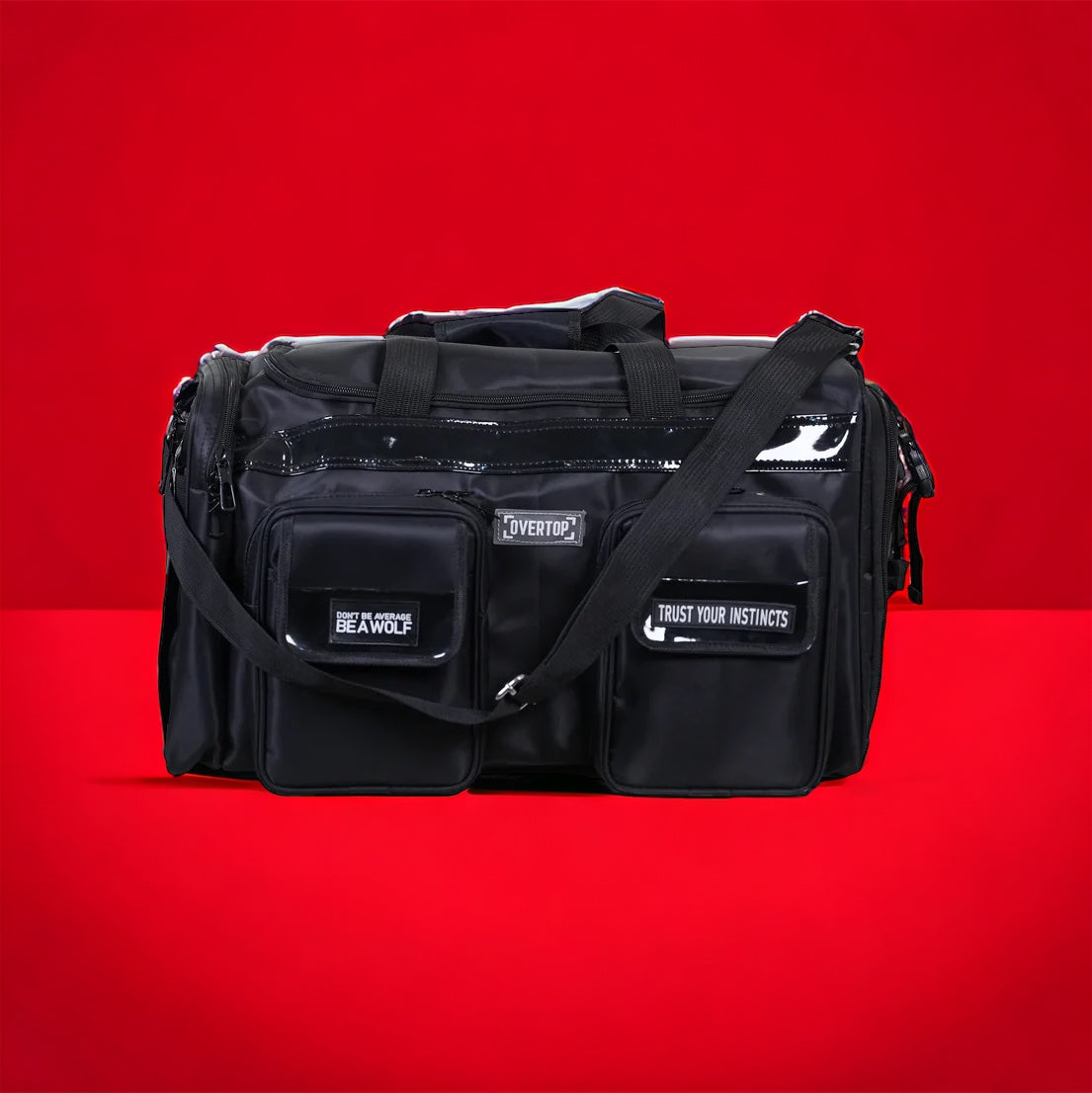 BLACK UNRIVALLED 40L DUFFLE BAG