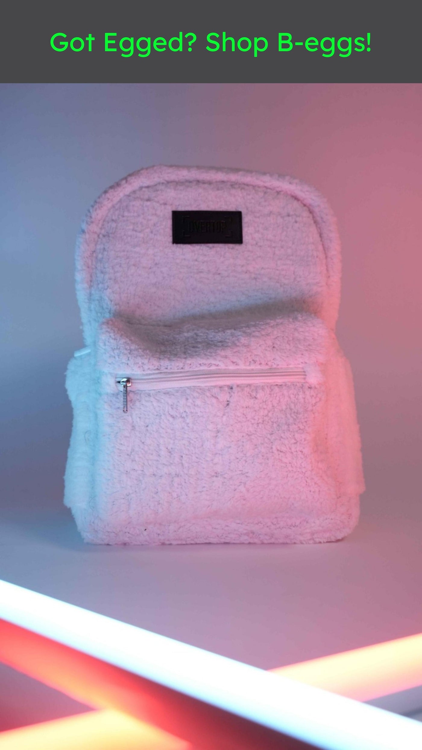 Snow White Sherpa 2 Separate Laptop Section Backpack S11 // Water Resistant