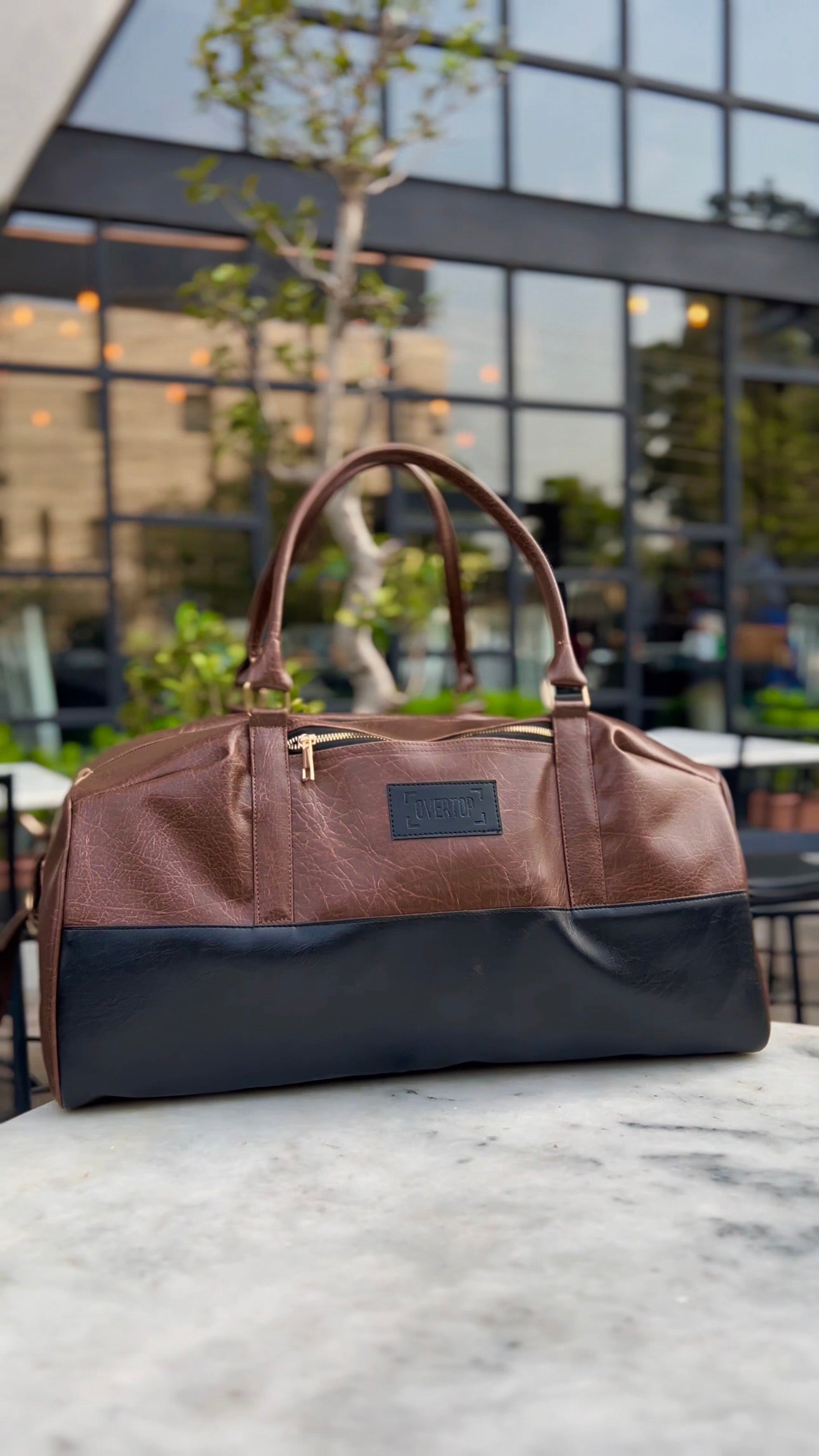 Weekender Leather 40L Duffle Bag //