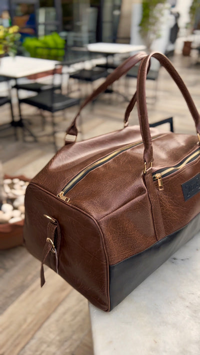 Weekender Leather 40L Duffle Bag //