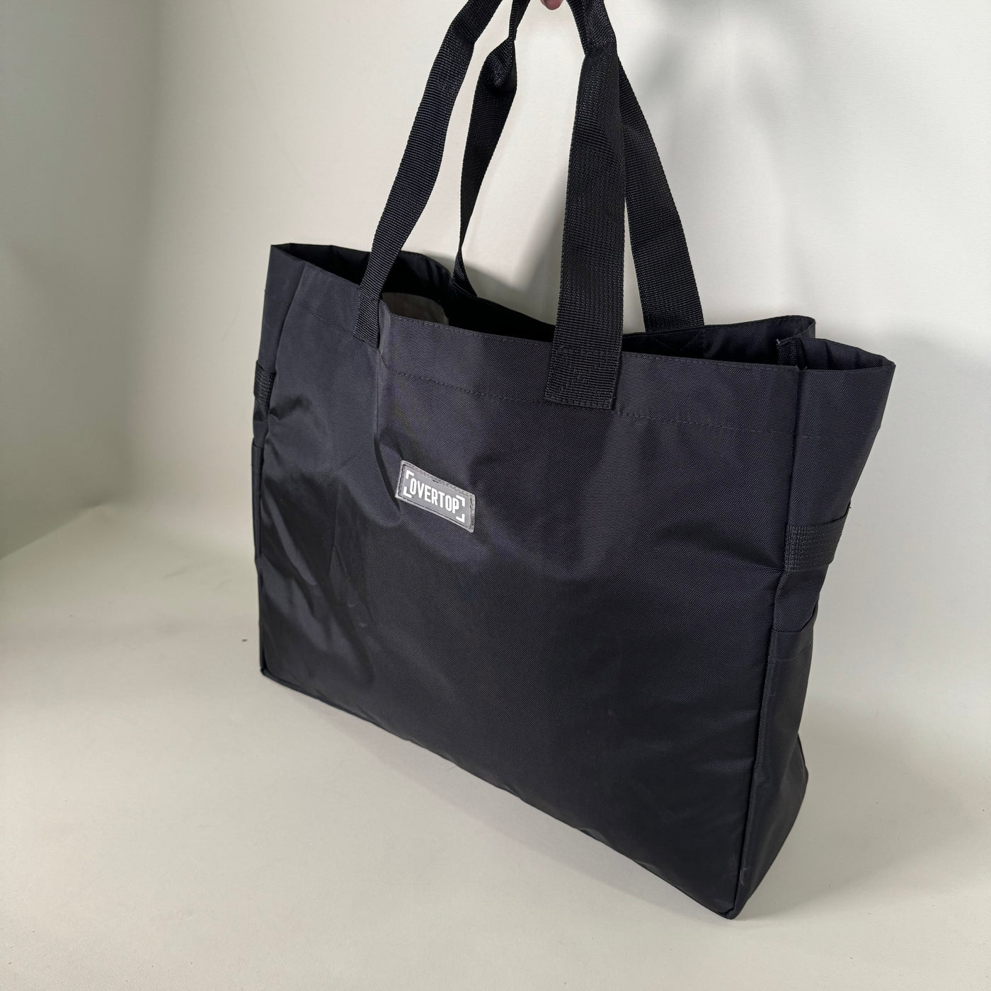 Black Canvas Tote Bag //