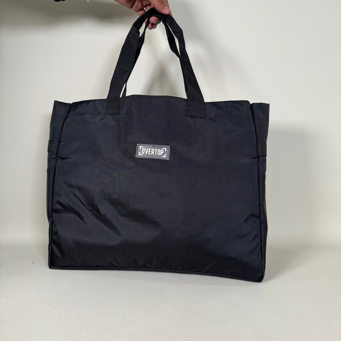 Black Canvas Tote Bag //