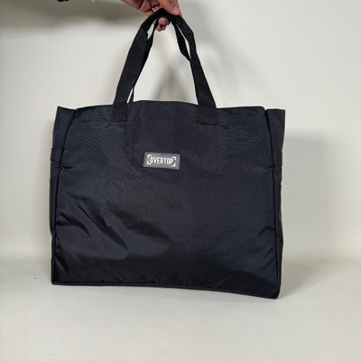 Black Canvas Tote Bag //