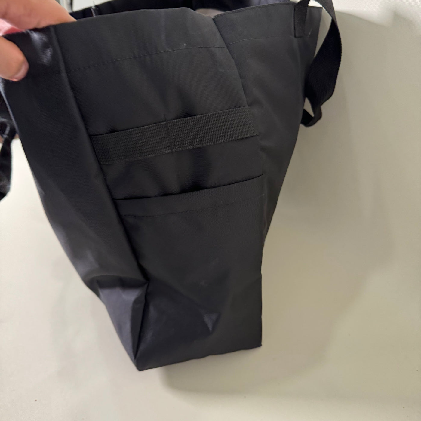 Black Canvas Tote Bag //