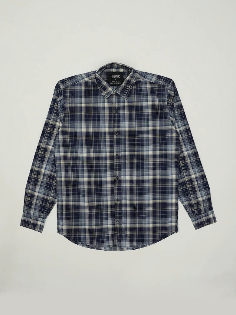 REGULAR FIT CHECKERED SHIRT