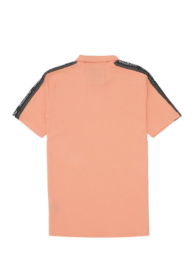 REGULAR FIT POLO WITH SHOULDER TAPE DETAIL