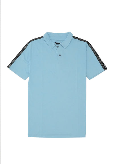 REGULAR FIT POLO WITH SHOULDER TAPE DETAIL