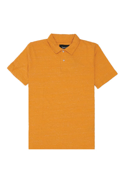 REGULAR FIT TEXTURED POLO