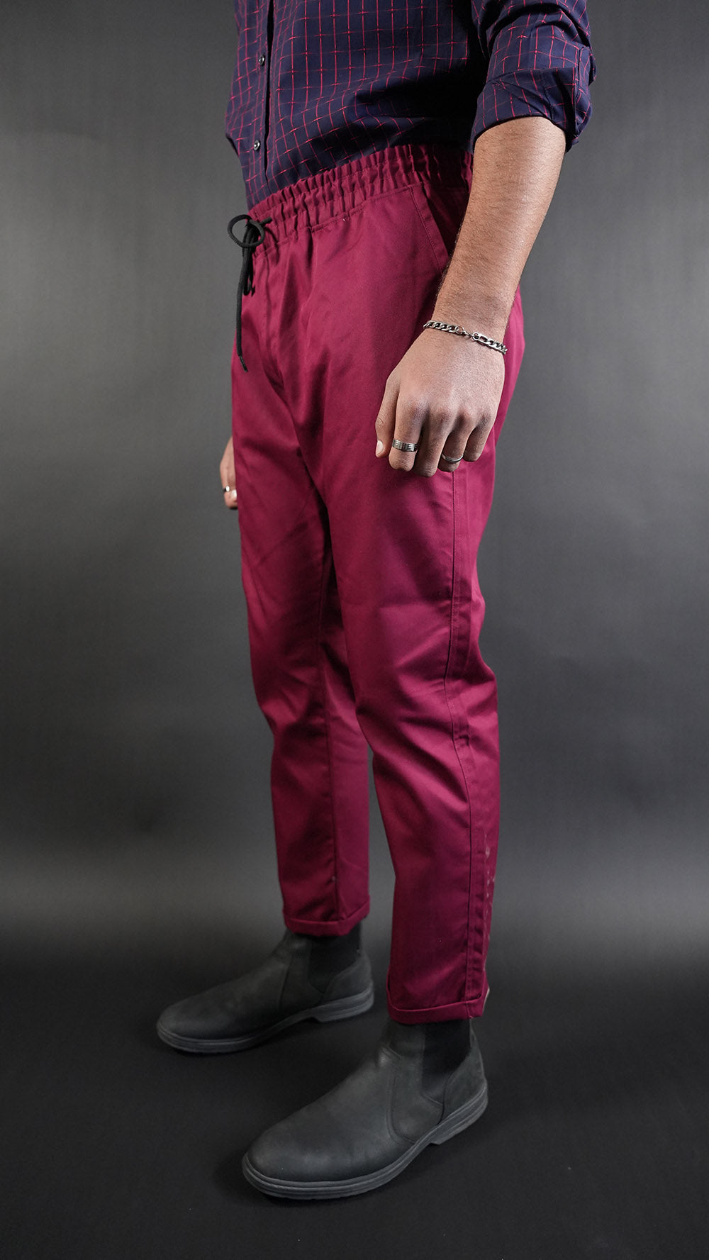 STRAIGHT Maroon Passion Trouser