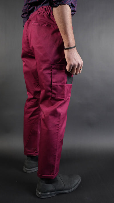 STRAIGHT Maroon Passion Trouser