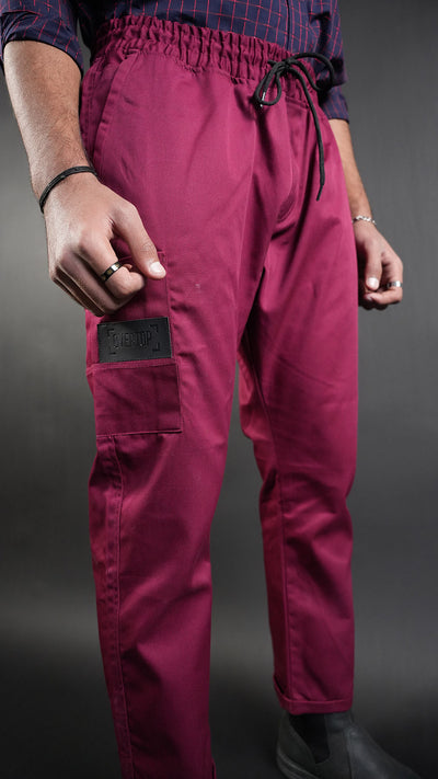 STRAIGHT Maroon Passion Trouser