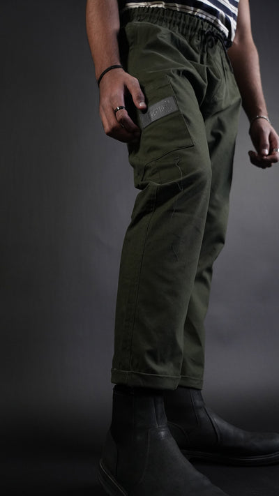 STRAIGHT Dark Olive Passion Trouser