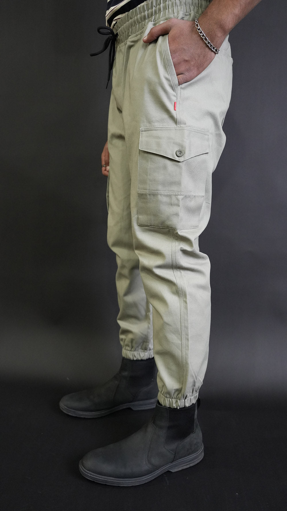 CARGO Light Green 6 Pocket Utility Trouser