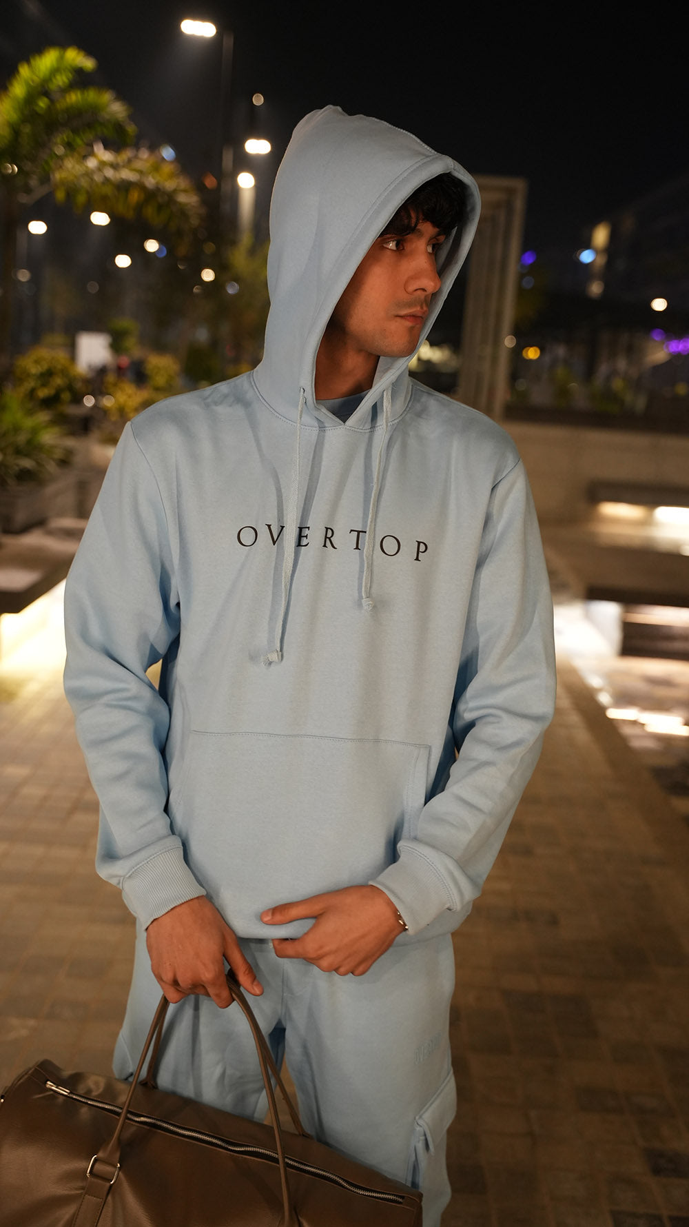 BLUE BELL OVERTOP PRINTED HOODIE -M