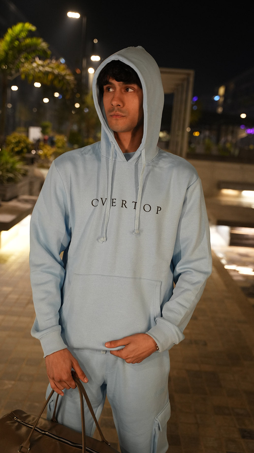 BLUE BELL OVERTOP PRINTED HOODIE -M