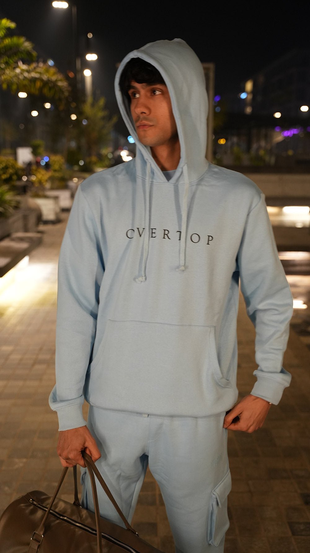 BLUE BELL OVERTOP PRINTED HOODIE -M