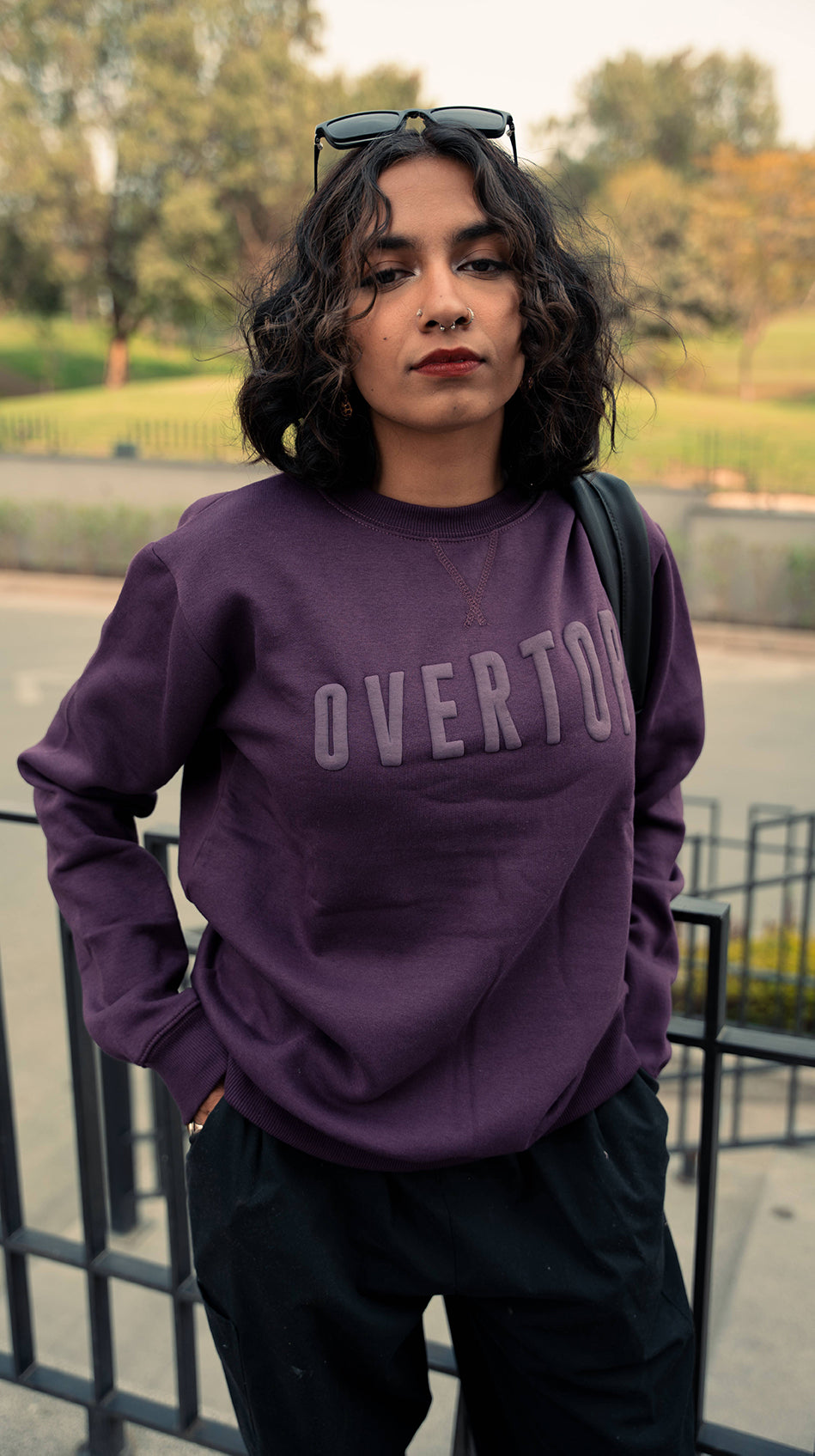 ANEMON OVERTOP GRAPHIC LONG SLEEVE TEE /