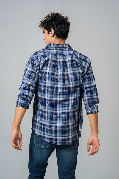 REGULAR FIT CHECKERED SHIRT