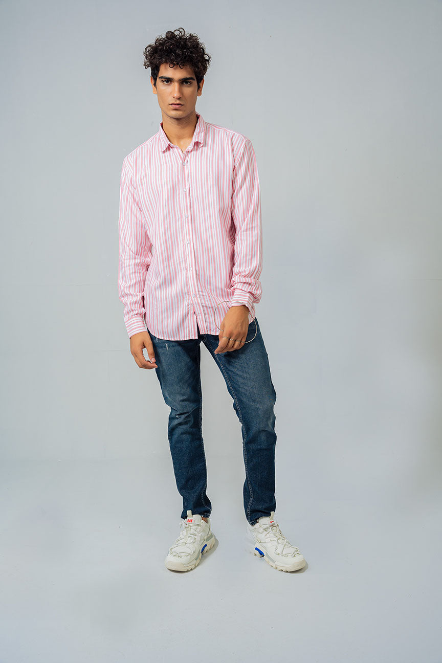 REGULAR FIT STRIPED SHIRT